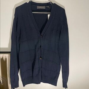 Oscar de la Renta Navy Men's Cardigan